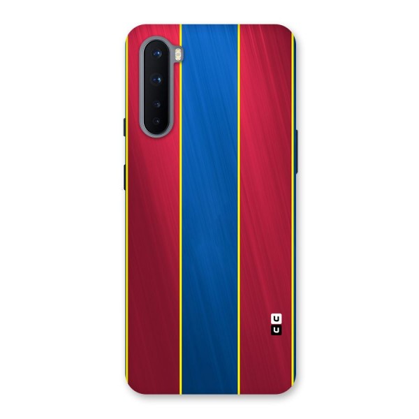 Premium Vertical Stripes Back Case for OnePlus Nord