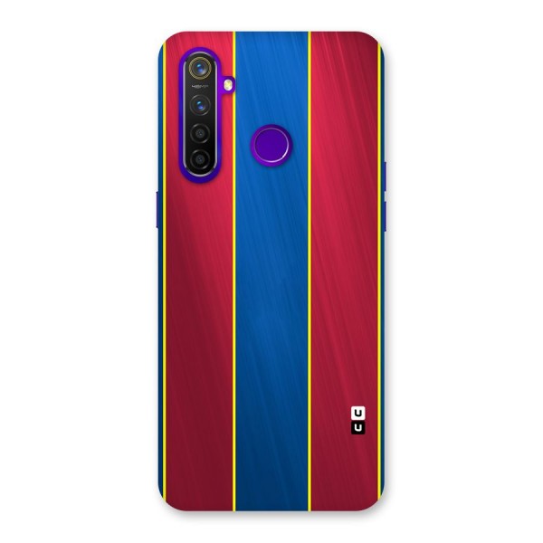 Premium Vertical Stripes Back Case for Realme 5 Pro