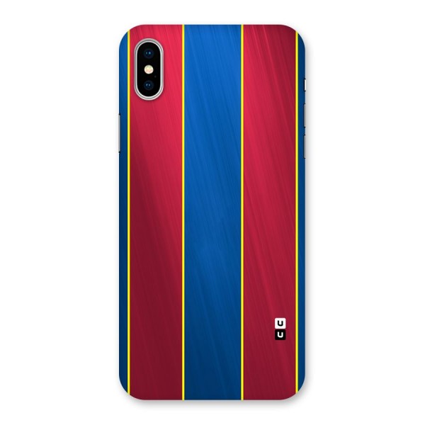 Premium Vertical Stripes Back Case for iPhone X