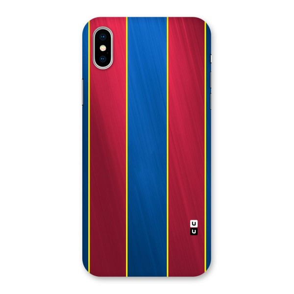 Premium Vertical Stripes Back Case for iPhone XS