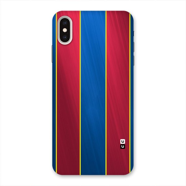 Premium Vertical Stripes Back Case for iPhone XS Max