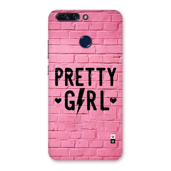 Pretty Girl Wall Back Case for Honor 8 Pro