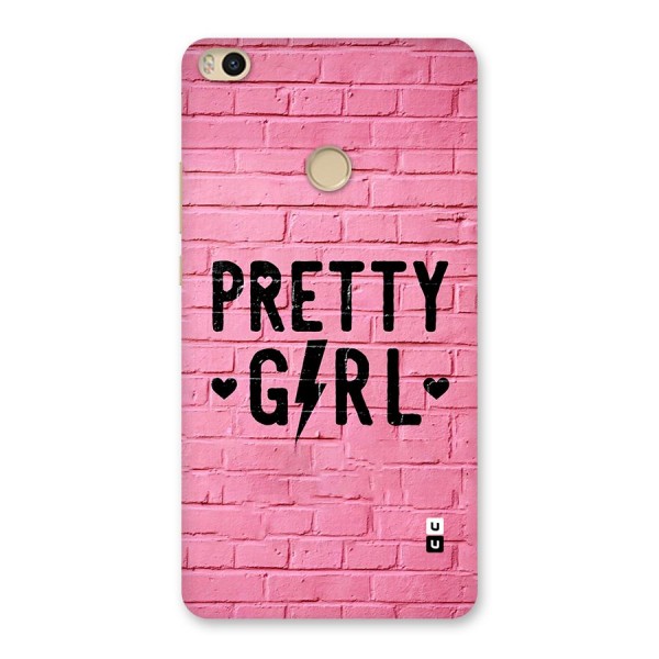Pretty Girl Wall Back Case for Mi Max 2