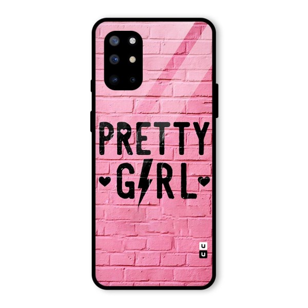 Pretty Girl Wall Glass Back Case for OnePlus 8T