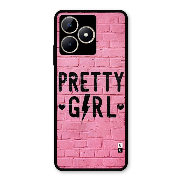 Pretty Girl Wall Metal Back Case for Realme C53