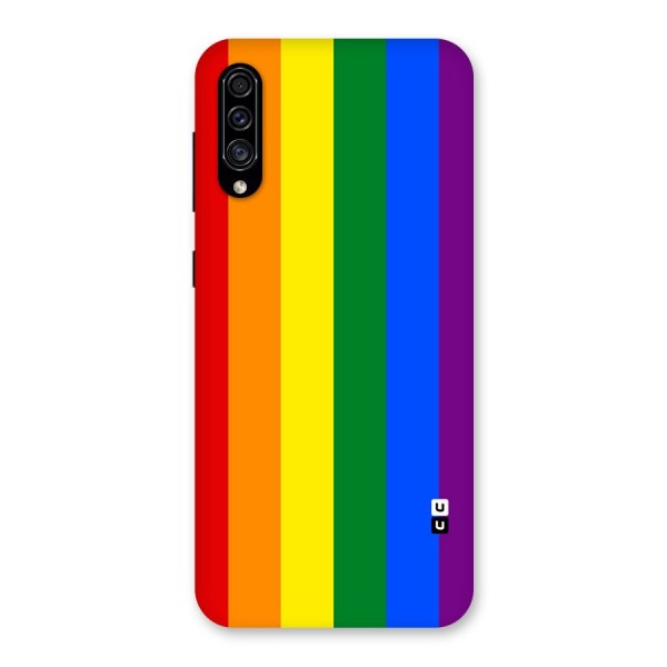 Pride Rainbow Stripes Back Case for Galaxy A30s