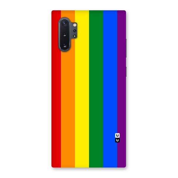 Pride Rainbow Stripes Back Case for Galaxy Note 10 Plus
