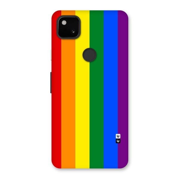 Pride Rainbow Stripes Back Case for Google Pixel 4a