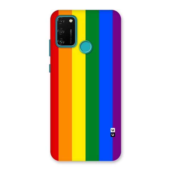 Pride Rainbow Stripes Back Case for Honor 9A