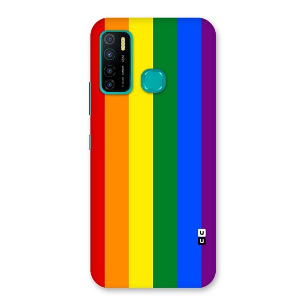 Pride Rainbow Stripes Back Case for Infinix Hot 9 Pro