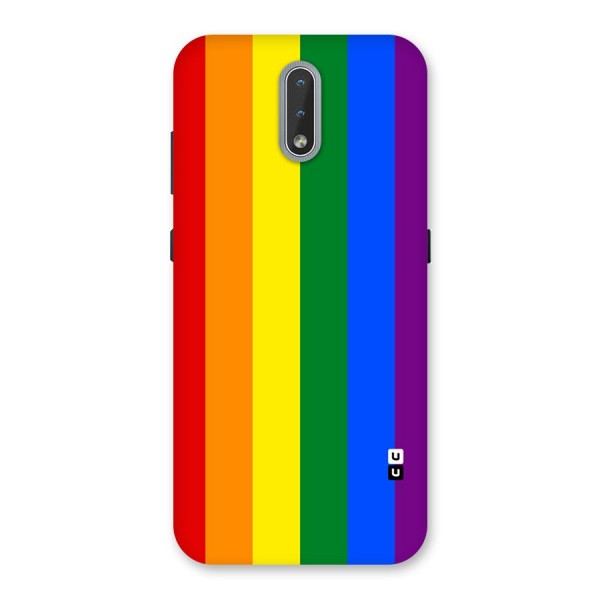 Pride Rainbow Stripes Back Case for Nokia 2.3