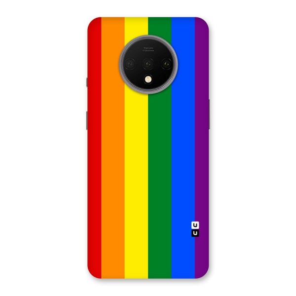 Pride Rainbow Stripes Back Case for OnePlus 7T