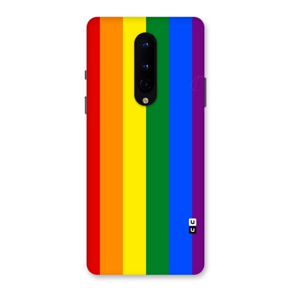 Pride Rainbow Stripes Back Case for OnePlus 8