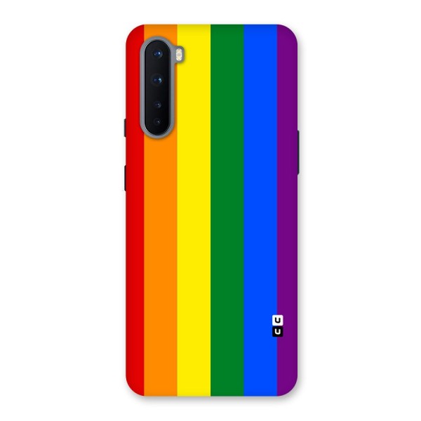 Pride Rainbow Stripes Back Case for OnePlus Nord