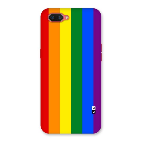 Pride Rainbow Stripes Back Case for Oppo A3s