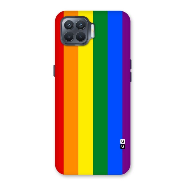 Pride Rainbow Stripes Back Case for Oppo F17 Pro