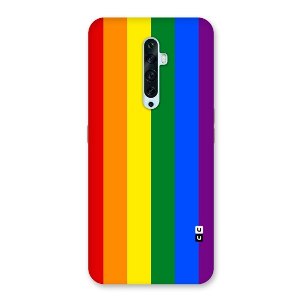 Pride Rainbow Stripes Back Case for Oppo Reno2 F