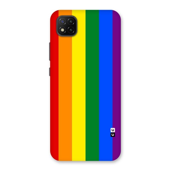 Pride Rainbow Stripes Back Case for Poco C3