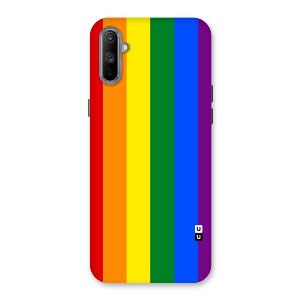 Pride Rainbow Stripes Back Case for Realme C3