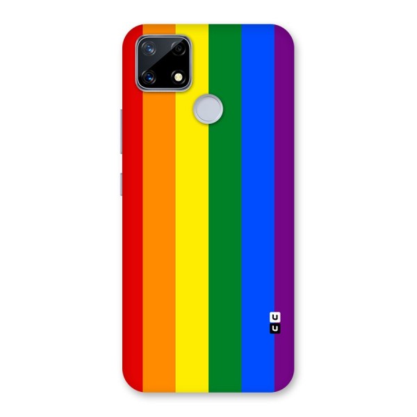 Pride Rainbow Stripes Back Case for Realme Narzo 20