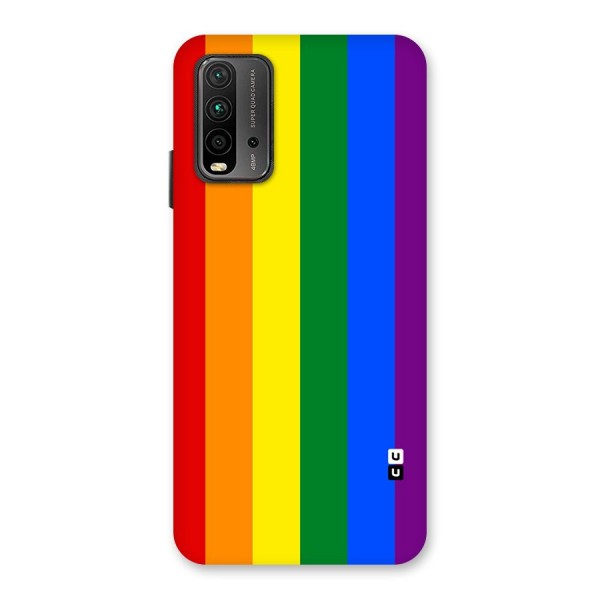 Pride Rainbow Stripes Back Case for Redmi 9 Power
