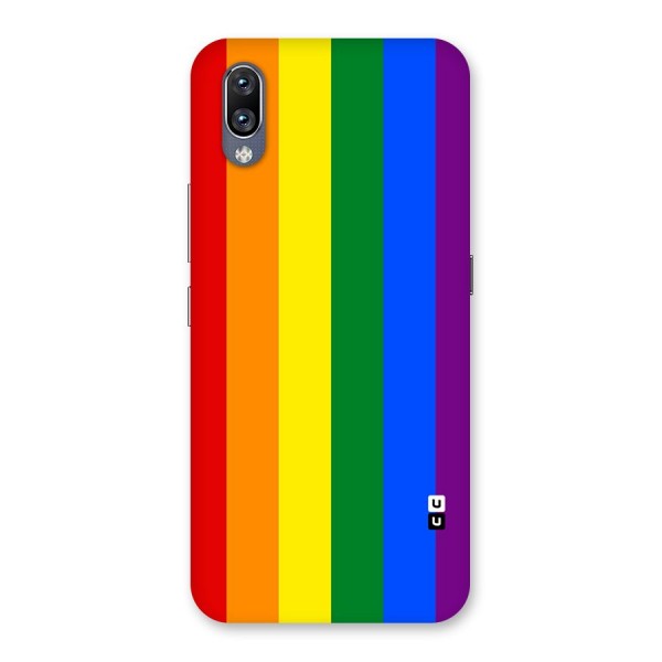Pride Rainbow Stripes Back Case for Vivo NEX