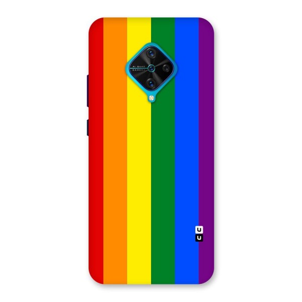 Pride Rainbow Stripes Back Case for Vivo S1 Pro