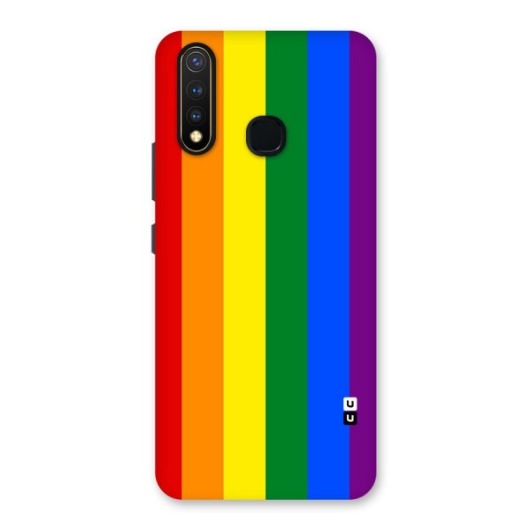 Pride Rainbow Stripes Back Case for Vivo U20