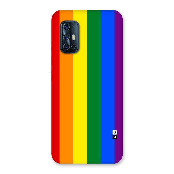 Pride Rainbow Stripes Back Case for Vivo V17