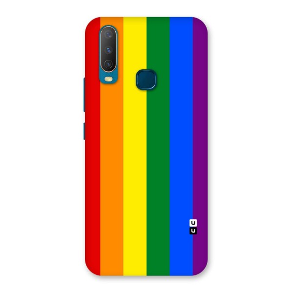 Pride Rainbow Stripes Back Case for Vivo Y15