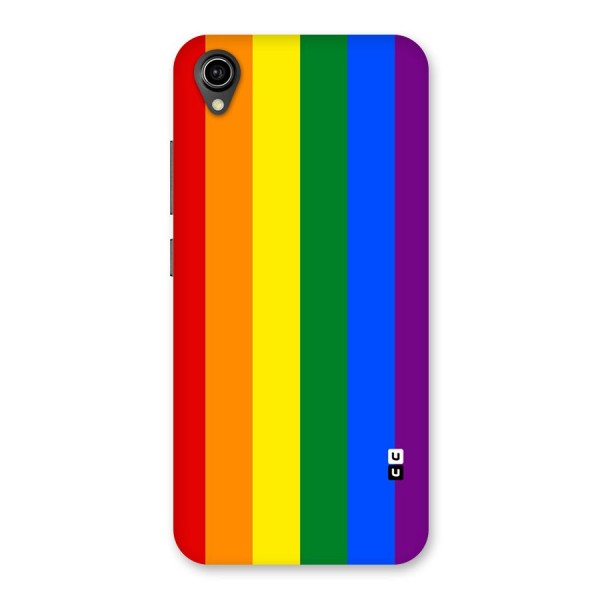 Pride Rainbow Stripes Back Case for Vivo Y91i