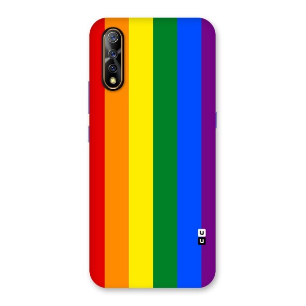 Pride Rainbow Stripes Back Case for Vivo Z1x
