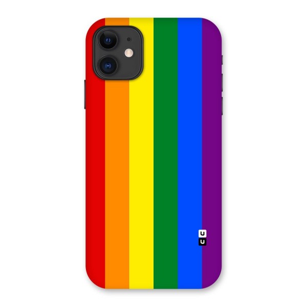Pride Rainbow Stripes Back Case for iPhone 11