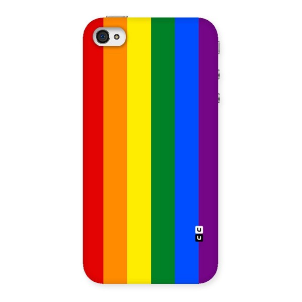 Pride Rainbow Stripes Back Case for iPhone 4 4s