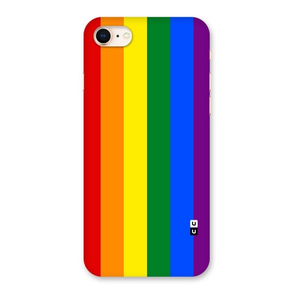 Pride Rainbow Stripes Back Case for iPhone 8