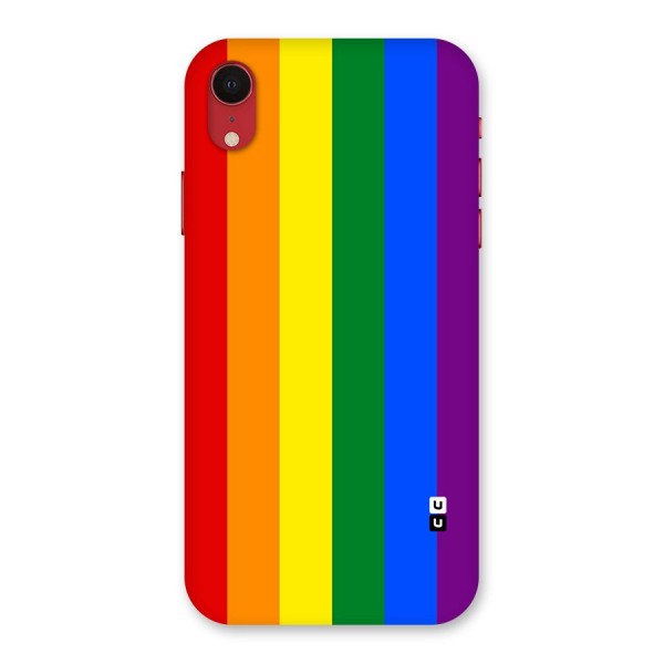 Pride Rainbow Stripes Back Case for iPhone XR