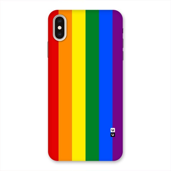 Pride Rainbow Stripes Back Case for iPhone XS Max