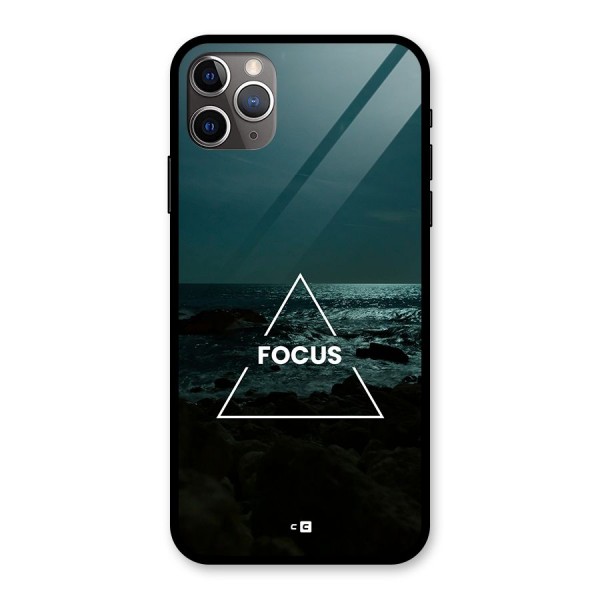 Prime Focus Glass Back Case for iPhone 11 Pro Max