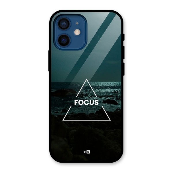 Prime Focus Glass Back Case for iPhone 12 Mini