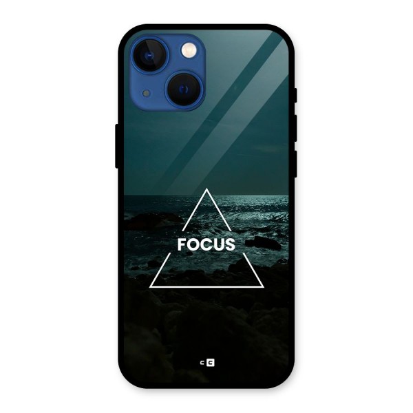 Prime Focus Glass Back Case for iPhone 13 Mini