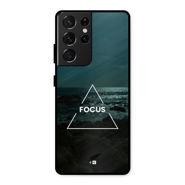 Prime Focus Metal Back Case for Galaxy S21 Ultra 5G