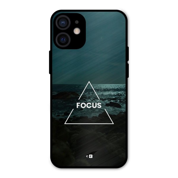 Prime Focus Metal Back Case for iPhone 12 Mini