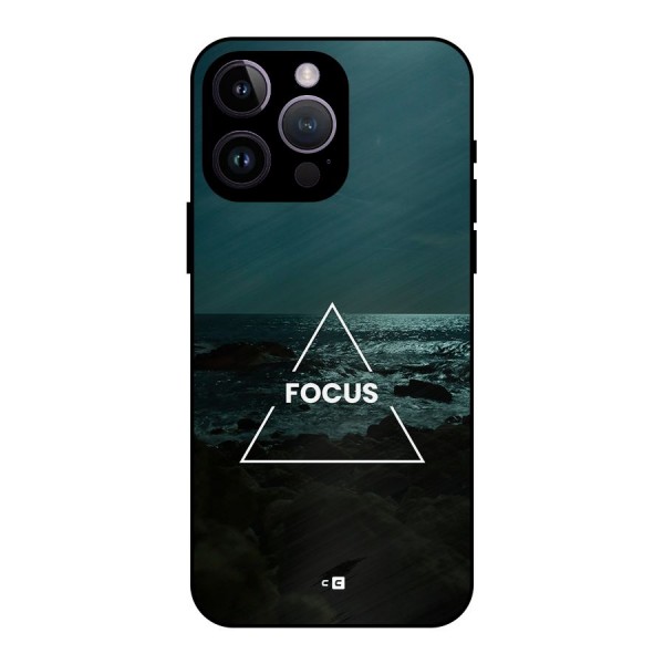 Prime Focus Metal Back Case for iPhone 14 Pro Max