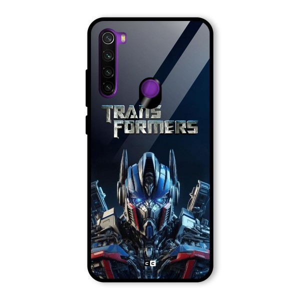 Prime Leader Glass Back Case for Redmi Note 8