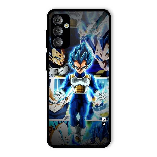 Prince Vegeta Glass Back Case for Galaxy F23