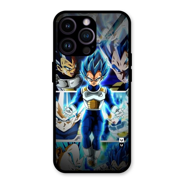 Prince Vegeta Glass Back Case for iPhone 14 Pro Max