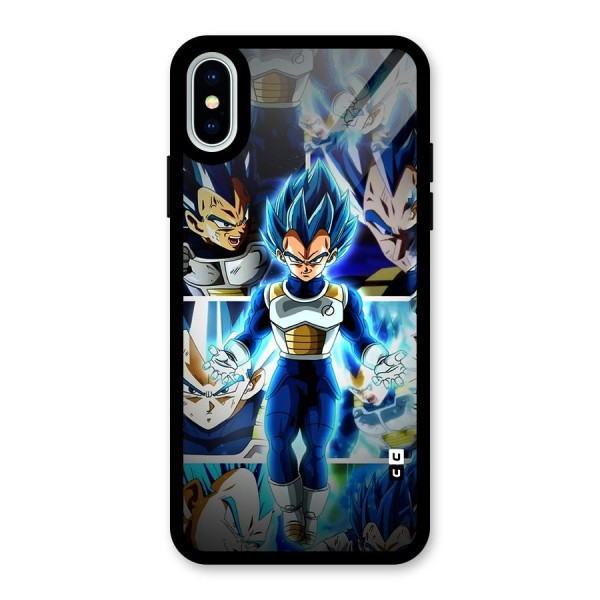 Prince Vegeta Glass Back Case for iPhone X