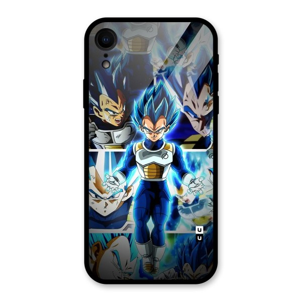 Prince Vegeta Glass Back Case for iPhone XR