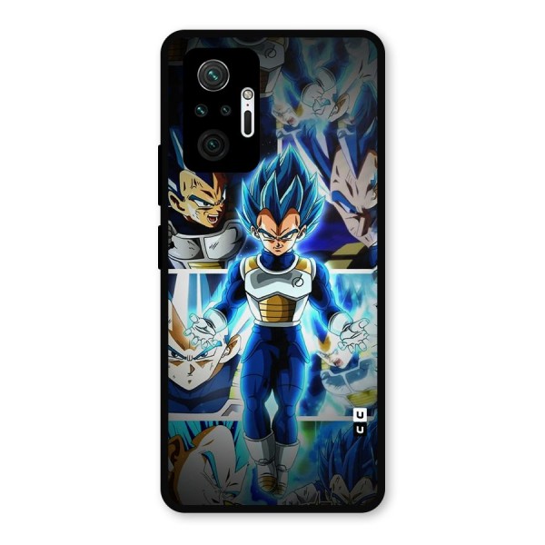 Prince Vegeta Metal Back Case for Redmi Note 10 Pro