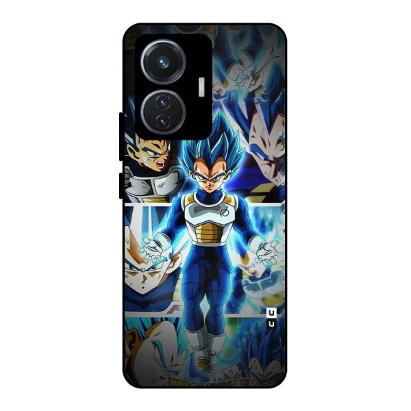 Prince Vegeta Metal Back Case for iQOO Z6 44W